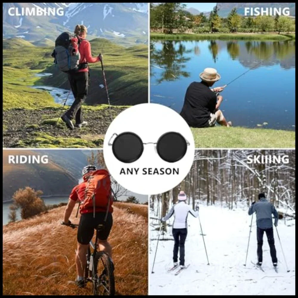 Adjustable Tint Polarized Sunglasses with Round Frame